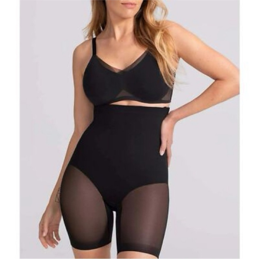 Honeylove The Super Power Short Shapewear Black 2X